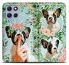 Etui Typu Portfel Do Motorola Moto G86 Power - Pokrowiec Bluemoon Nadruk + Szkło 9H