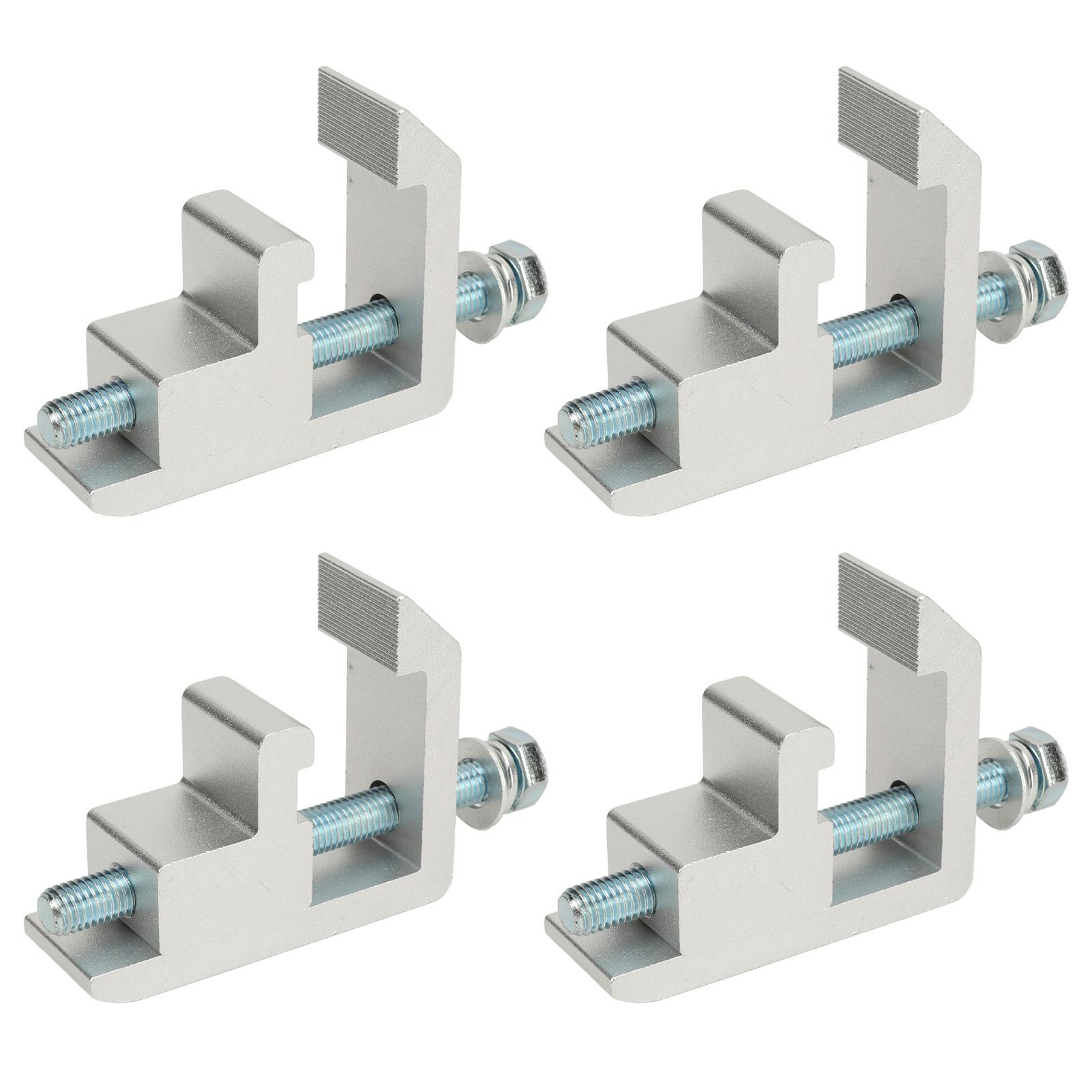 

4 Sets Truck Cap Topper Track Mounting Clamp P‑AC‑04N Truck Cap Mounting Clamp Replacement for Toyota Tundra Tacoma