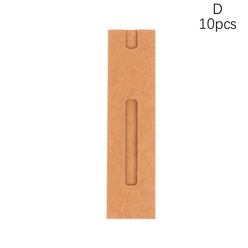 10Pcs Pen Box Gift Sleeve Packaging Single Fountain Holder Pouch Ballpoint Cardboard Empty Case Kraft Paper Pen Sleeves