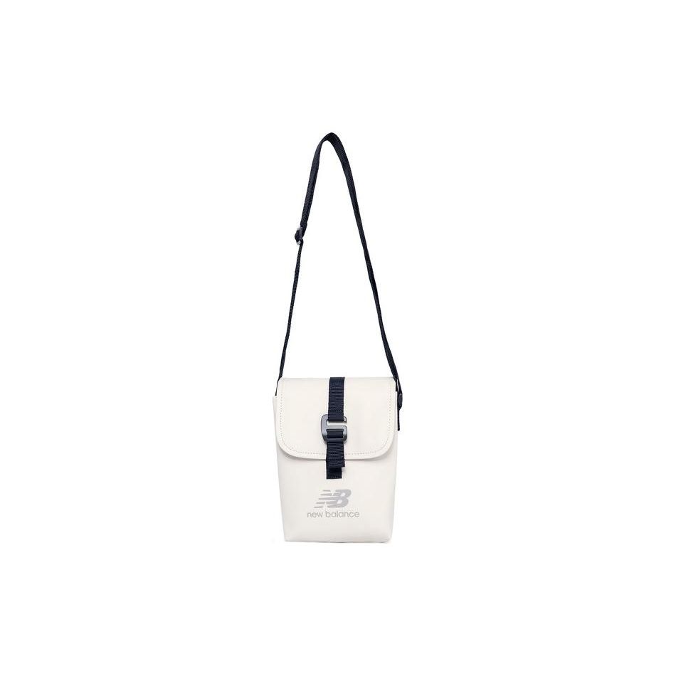 New Balance Lightweight Sports Trend Versatile Synthetic Leather Shoulder Crossbody Bag Unisex bags Gray LAB13644-RSI Gray