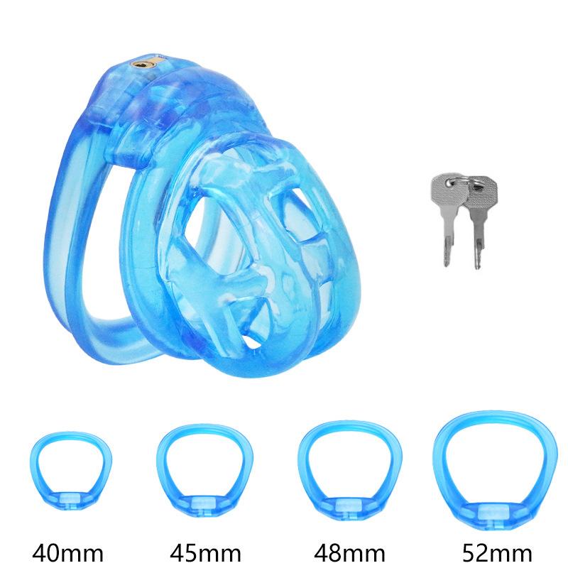 PET Honeycomb Lock Ring Chastity Cage for Male Pet Cock Cage Adult Toys Lockable Ring