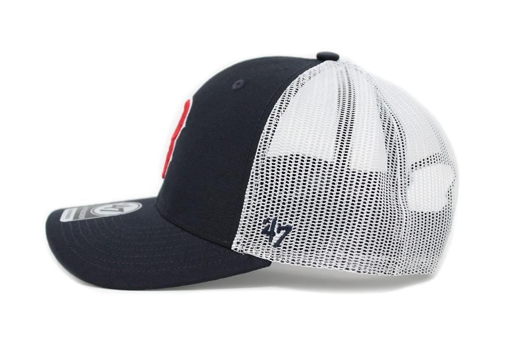 47 Brand 47 TRUCKER Mesh MLB American League Boston Red Free Size Cap, Sox,
