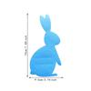 4Pcs Easter Bunny Felt Cutlery Holders Pouch Bags Banquet Wedding Birthday Party