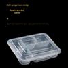 Disposable Microwavable Compartment Lunch Box with Lid