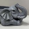 Elephant Planter Resin Elephant Animal Flower Pot Decorative Plant Holder with Drainage Hole for Indoor Outdoor Garden Patio Desk Home Decor