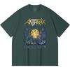 230 Gsm 100% Βαμβακερό T-Shirt Heavy Metal Μπάντα Ροκ Δημοφιλής Μουσική Εκτύπωση Unisex Βαμβακερό T-Shirt