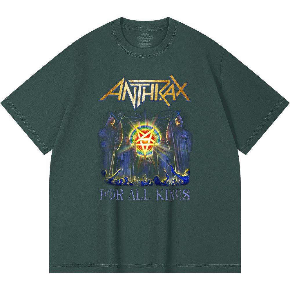 230 Gsm 100% Βαμβακερό T-Shirt Heavy Metal Μπάντα Ροκ Δημοφιλής Μουσική Εκτύπωση Unisex Βαμβακερό T-Shirt