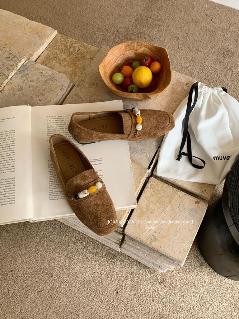 Mori retro brown British style small leather shoes women's shoes 2025 spring and autumn French with skirt loafers single shoes