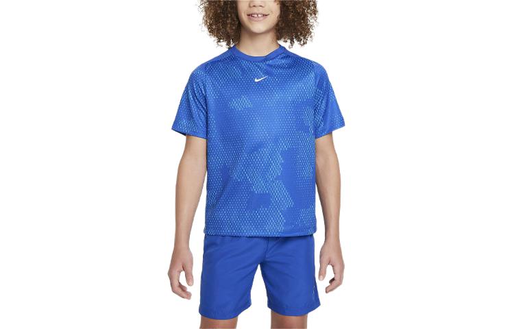 Nike T Shirt Multi Royal Blue Kids FN8694-480 S