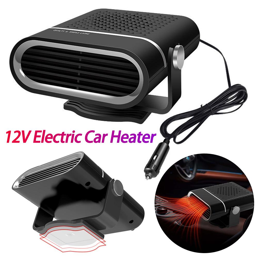 12V Car Heater Demister Defogger Fast Heating Window Windshield Defogging Defrosting Heater for Car Camping Travel Winter
