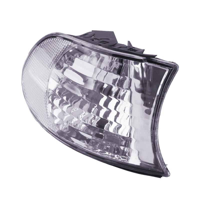 1 Pair Clear Front Corner Turn Signal Clear Lamp Light Housing Fit for BMW 7 Series E38 LCI Facelift 1999-2001