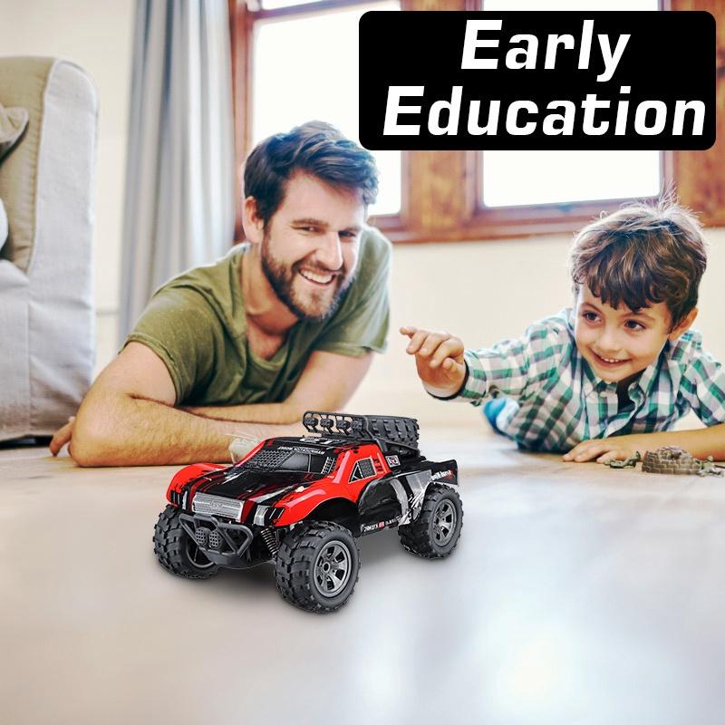 1:18 Remote Control Car High Speed RC Electric Truck Off-Road Vehicle 50 KM/H Red/Grey