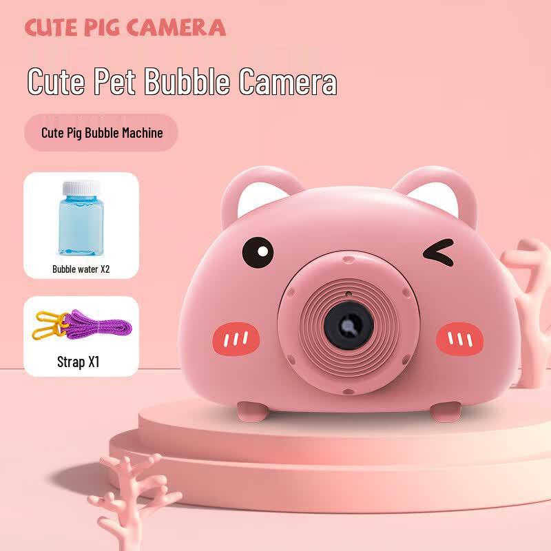 Cute Pig Automatic Bubble Machine