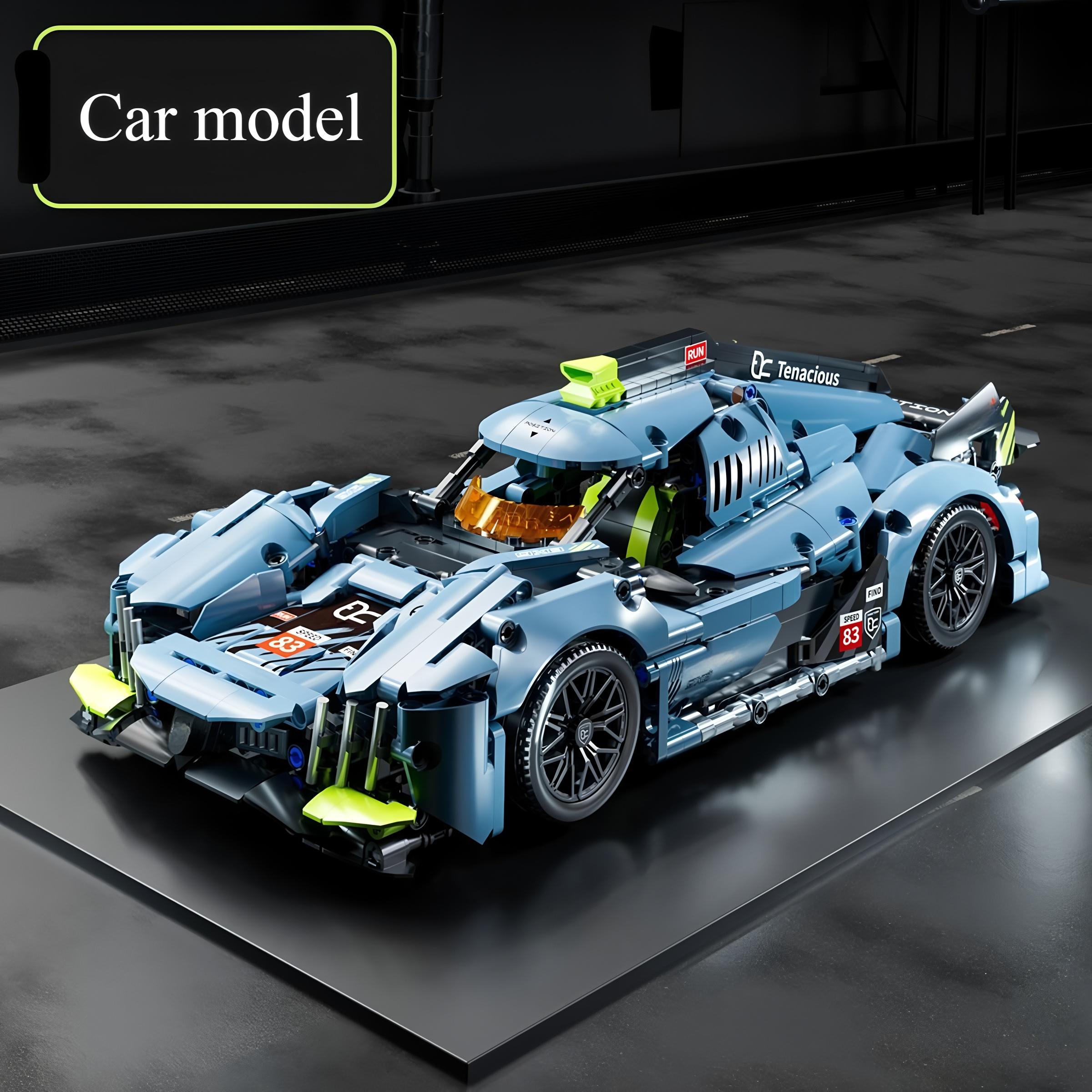 

Building block toy sports car RC technology racing car 1:14DIY sports car building block assembly block car toy birthday gift No box