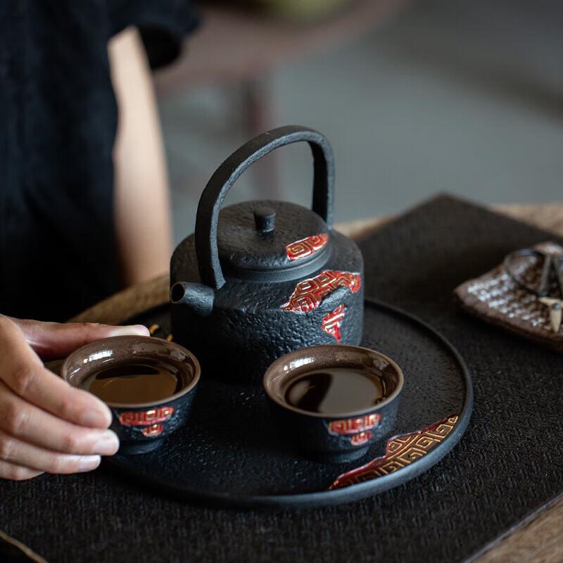 Su-Style Classical Ceramic Kung Fu Tea Set