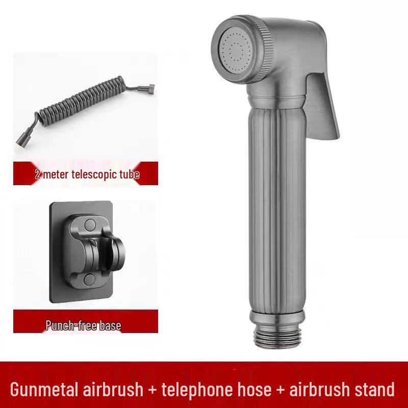 High-Pressure Toilet Companion Spray & Faucet Set with Double Switch Angle Valve