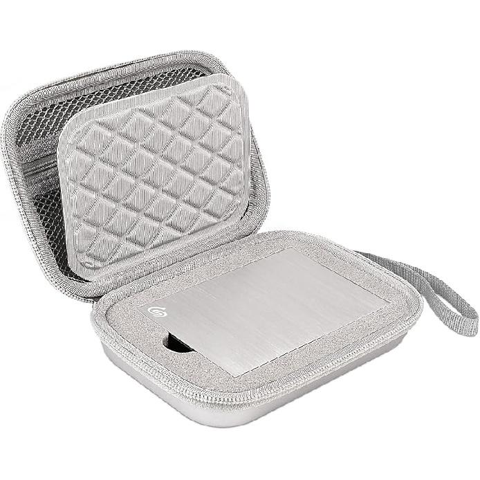 

Кейс для внешнего жесткого диска для HDD Seagate 1 ТБ 2 ТБ 4 ТБ 5 ТБ, портативный кейс для переноски из ЭВА SEAGATE-SILVER-MEDIUM