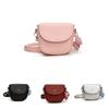 Cute Girl Pu Mini Saddle Bag With Print And Lightweight Design For Daily Use