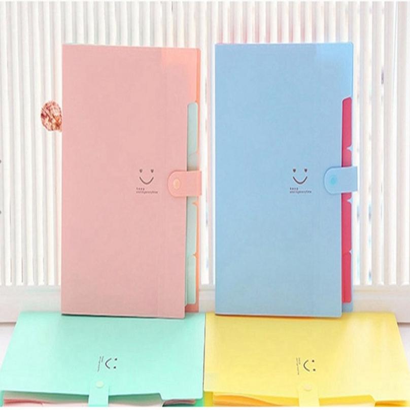 Office Stationery Carpetas File Folder 4 Layers Holder Expanding A4 Document Bag