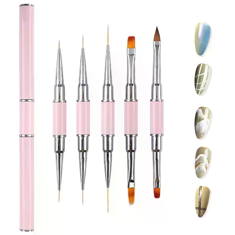 Nagelkunst Pinsel Professionell Dünner Liner Für Maniküre Dekoration Pinsel Set Nägel Französische Farbe UV Gel Acryl Dekorations Werkzeuge