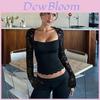 Sexy Lace Hollowout Long Sleeve Tshirt For Women With Floral Pattern For Autumn Fashion