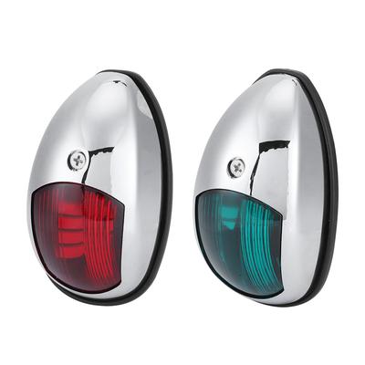 12V LED Marine Navigation Light Waterproof Green Starboards Red Port Lamp Side Mount for 20m Boat