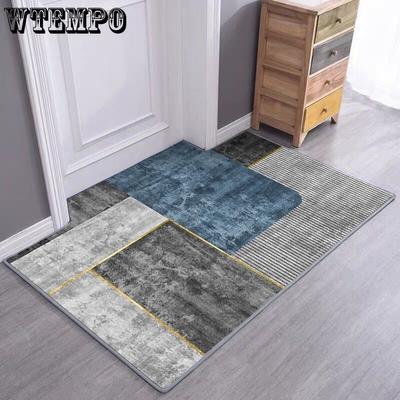 Nordic PVC Leather Entrance Door Mat Erasable Entrance Carpet Entrance Mat