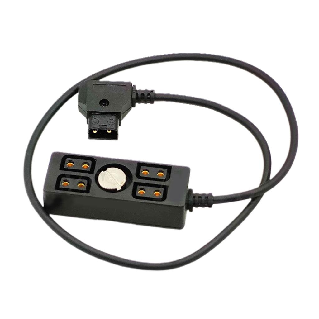 Dtap Power Splitter D-tap samec na 4 porty D-Tap rozbočovač s 1/4 šroubem rozšiřuje výkon na čtyři zařízení