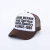 American Letter Print Truck Hat Summer Embroidery Sunshade Baseball Cap Street Trend Mesh Cap Cap