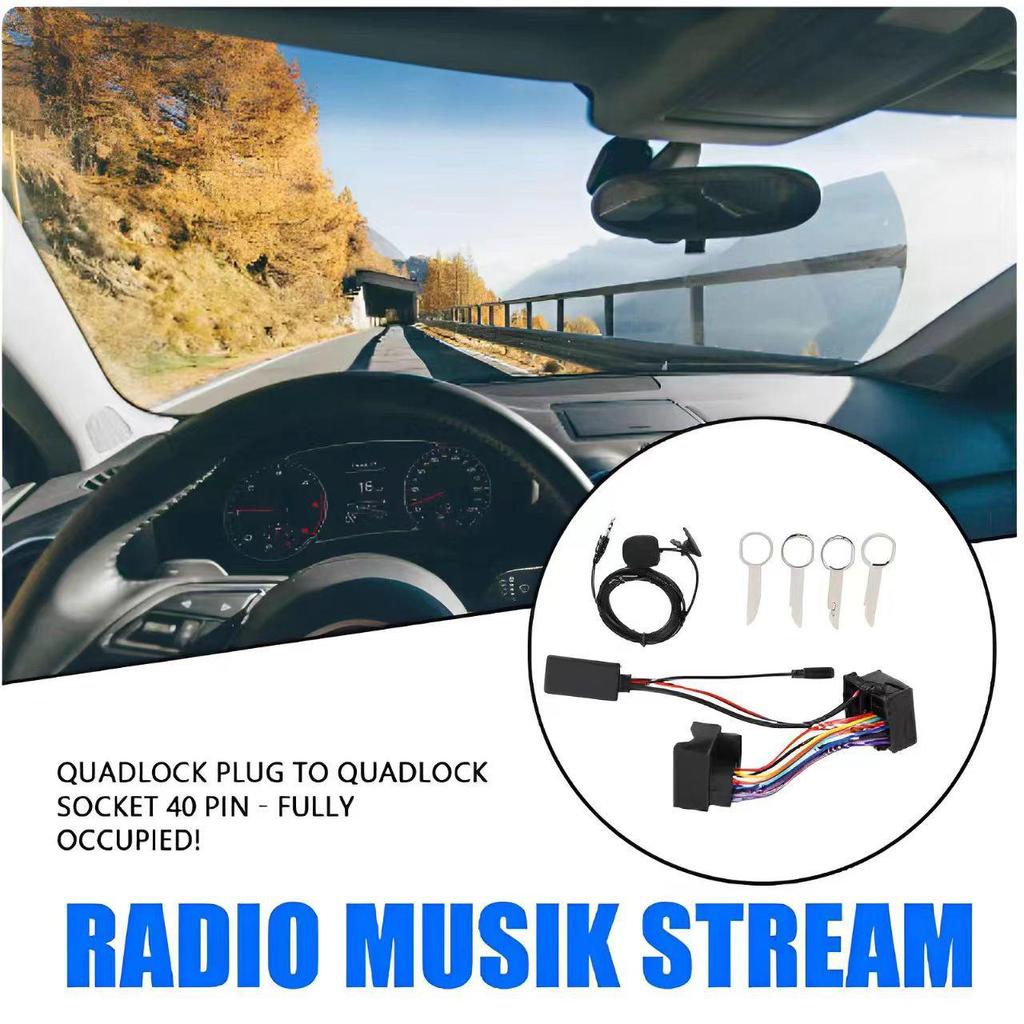 Bluetooth Music Mic + Tools for Ford Fiesta, Focus, Mondeo, MK3, S-MAX