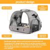 Bird Travel Carrier With Perch Parakeet Backpack Carriers With Stainless Steel Plate Portable Pet Carrier Bag For Bird Cage Accessories