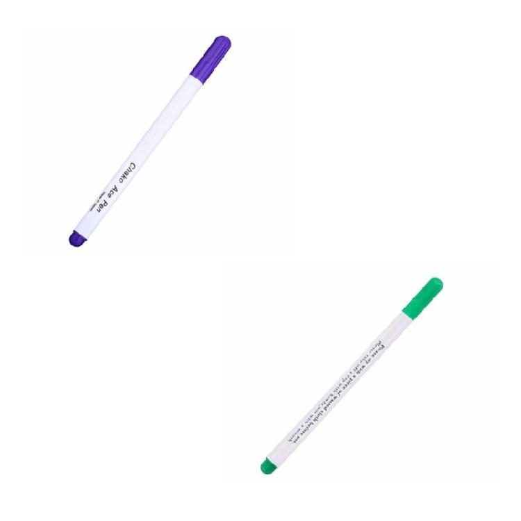 Juego de 6 Marcadores de Tela Solubles en Agua 6 Colores Marcador Mágico Marcador Borrable con Agua para Bordado Acolchado Costura