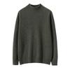 New thickened semi-turtleneck cashmere sweater knitted loose sweater top