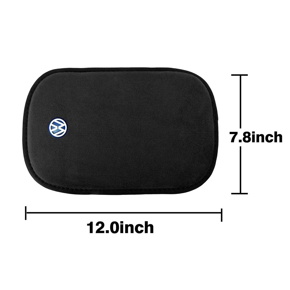 W131New Car Armrest Pad Covers Universal Center Console Auto Seat Armrests Box Pads For Volkswagen VW Passat Golf Tiguan B5 B6 B7 CC
