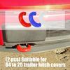 2Pcs Universal Fit Tow Hook Protector Front Tow Hook Cover Set Smooth Tow Hook Cover Protection Suitable for F150