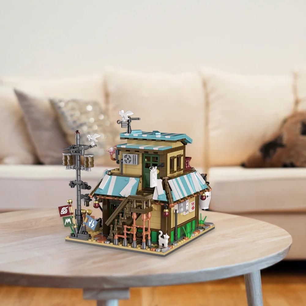 Japanese Ramen Shop Building Blocks Set - Mini Brick Simulation Architecture Construction Toy Ideal Gift Choice for Adult Teen