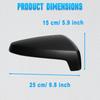 2PCS Car Rearview Side Mirror Cover Door Wing Rear View Cap Trim Sticker for Isuzu D-Max    2024