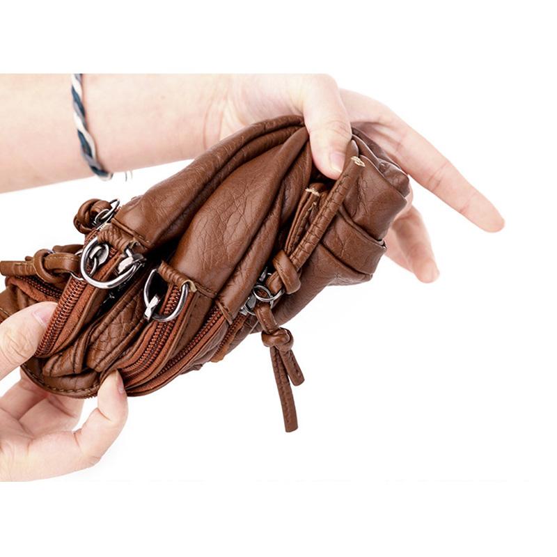 Mote Sommer Designer Dame Høykvalitets Liten Crossbody Bag Mykt PU-skinn Dame Skuldervesker Messenger Bag Uformelt kvinnelige håndvesker