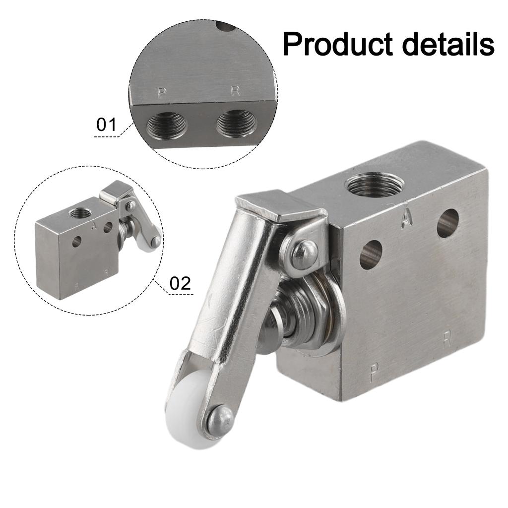 Mechanical Valve TAC231V with Air Pneumatic 2 Position 3 Way Design and Roller Lever for Pneumatic Direction Switching