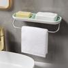 Soap Box, Soap Tray, Storage Rack, Suction Cup, Wall-mounted, Non-drilling, Draining Box, Soap Rack, A Household Wonder
