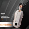 Pro Porsche Panamera Cayenne 971 911 9YA Macan Boxster Spyder Carrera Cayman 970 981 991 3 Tlačítka Semišový Pouzdro na Klíče od Auta Klíčenka