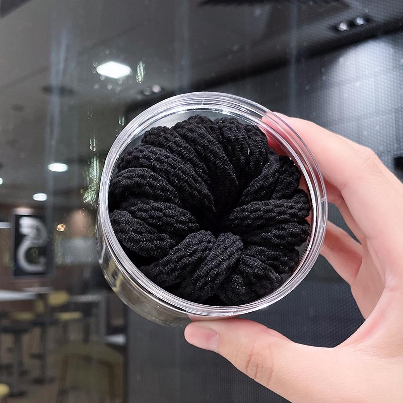 Korean Versatile Thick Hair Tie Rubber Band - Celebrity Adult Ponytail Accessory