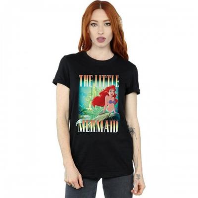 Damen/Damen Ariel Montage Boyfriend-T-Shirt aus Baumwolle
