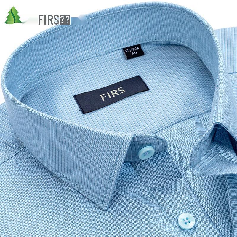 Мужская рубашка FIRS с коротким рукавом в стиле business casual 40