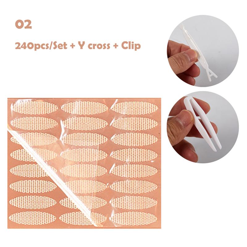 

180/240Pcs Invisible Eyelid Sticker Lace Eye Lift Strips Double Eyelid Tape Adhesive Stickers Eye Tape Tools Size L/Xl/Xxl