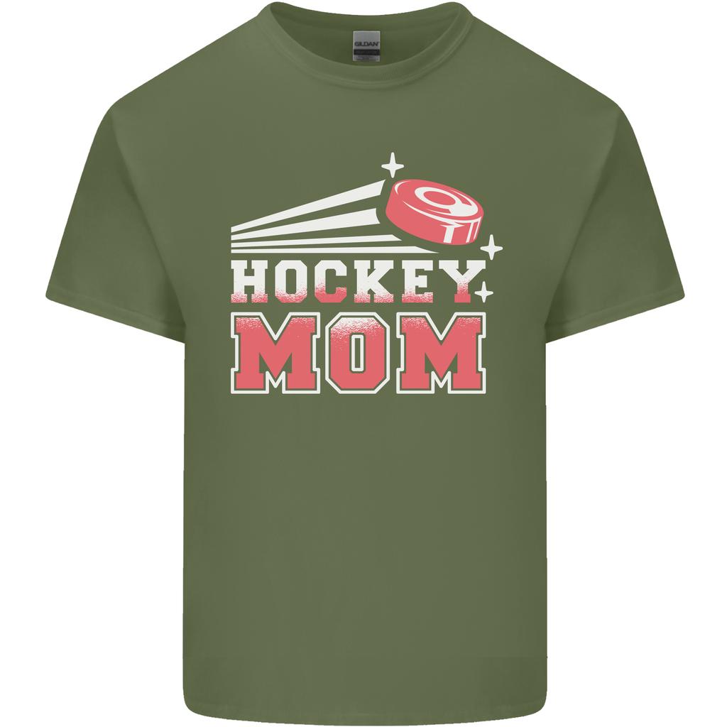 Ice Hockey Mom Mothers Day Unisexs Light Cotton TShirt