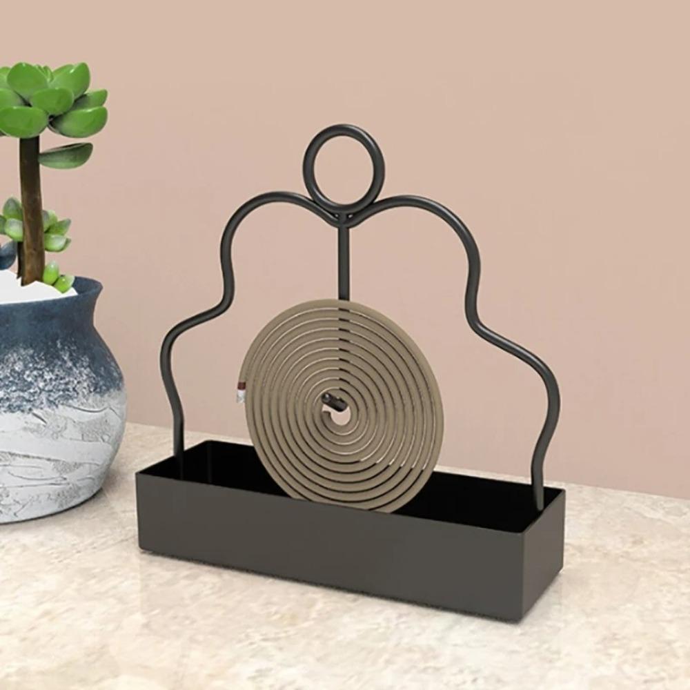 Stainless Steel Mosquito Spiral Holder Box Fireproof with Lid Mosquito Coil Burner Round Safe Mosquito Incense Holder