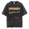 System of A Down Toxicity Album Graphic Washed Tshirt Unisex Women Rock Oversized T Shirts Unisex Vintage Alternative Metal Tshirts