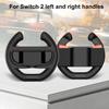 2pcs/Set Racing Steering Wheels for Switch 2 Left Right Game Steering Wheel Plastic Handle Stand Holder Controller Handle Holder