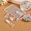 50 Pack Acrylic Card Display Stands with Nano Glue Transparent Easels for Showcasing Magnetic Card Holders Sports Trading Cards